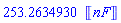 0.2532634930e-6*Units:-Unit(F)