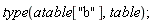 type(atable["b"], table);