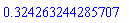 HFloat(0.32426324428570724)