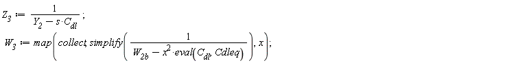 Z__3 := 1/(-C__dl*s+Y__2);