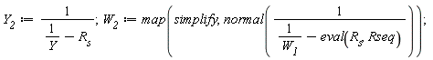 Y__2 := 1/(1/Y-R__s);