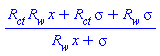 (R__ct*R__w*x+R__ct*sigma+R__w*sigma)/(R__w*x+sigma)