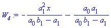-a[1]^2*x/(a[0]*b[1]-a[1])-a[0]*a[1]/(a[0]*b[1]-a[1])