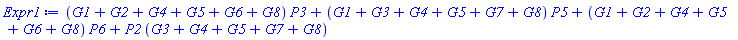 (G1+G2+G4+G5+G6+G8)*P3+(G1+G3+G4+G5+G7+G8)*P5+(G1+G2+G4+G5+G6+G8)*P6+P2*(G3+G4+G5+G7+G8)