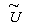 `#mover(mi("U"),mo("&sim;"))`