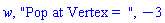 w, "Pop at Vertex =  ", -3
