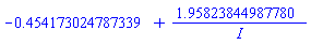 -HFloat(0.454173024787339)+HFloat(1.9582384498777987)/I