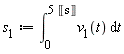 s__1 := int(v__1(t), t = 0 .. 5*Unit('s'))
