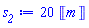 20*Units:-Unit(m)