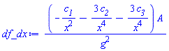 (-c__1/x^2-3*c__2/x^4-3*c__3/x^4)*A/g^2