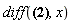 diff(f(x) = 1-1/g(x), x)