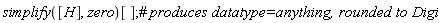 simplify([H], zero)[]