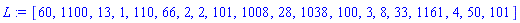[60, 1100, 13, 1, 110, 66, 2, 2, 101, 1008, 28, 1038, 100, 3, 8, 33, 1161, 4, 50, 101]