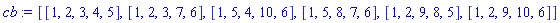 [[1, 2, 3, 4, 5], [1, 2, 3, 7, 6], [1, 5, 4, 10, 6], [1, 5, 8, 7, 6], [1, 2, 9, 8, 5], [1, 2, 9, 10, 6]]