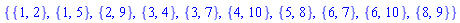 {{1, 2}, {1, 5}, {2, 9}, {3, 4}, {3, 7}, {4, 10}, {5, 8}, {6, 7}, {6, 10}, {8, 9}}