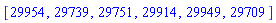 [29954, 29739, 29751, 29914, 29949, 29709]