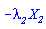 -lambda__2*X__2