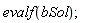 evalf(bSol)