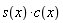 c(x)*s(x)