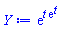 exp(t*exp(t))