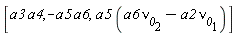 [a3*a4, -a5*a6, a5*(-a2*`&nu;__0`[1]+a6*`&nu;__0`[2])]
