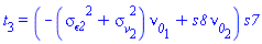 t[3] = (-(`&sigma;__&epsilon;2`^2+sigma__v[2]^2)*nu__0[1]+s8*nu__0[2])*s7