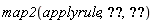 "map2(applyrule,,)"