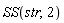SS(str, 2)