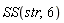 SS(str, 6)