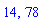14, 78