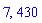 7, 430