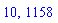 10, 1158