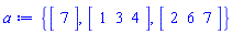{Array(%id = 36893489716560989828), Array(%id = 36893489716560989948), Array(%id = 36893489716560990068)}