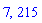 7, 215