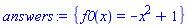 {f0(x) = -x^2+1}