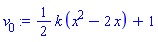 (1/2)*k*(x^2-2*x)+1