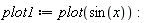 plot1 := plot(sin(x))