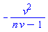 -v^2/(n*v-1)