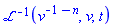 invlaplace(v^(-1-n), v, t)