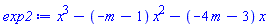 x^3-(-m-1)*x^2-(-4*m-3)*x