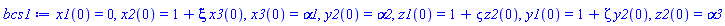 x1(0) = 0, x2(0) = 1+xi*x3(0), x3(0) = alpha1, y2(0) = alpha2, z1(0) = 1+varsigma*z2(0), y1(0) = 1+Zeta*y2(0), z2(0) = alpha3