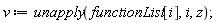 v := unapply(functionList[i], i, z)