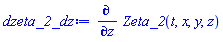 diff(Zeta_2(t, x, y, z), z)