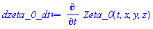 diff(Zeta_0(t, x, y, z), t)