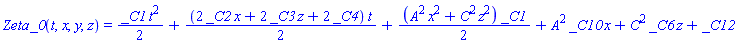 Zeta_0(t, x, y, z) = (1/2)*_C1*t^2+(1/2)*(2*_C2*x+2*_C3*z+2*_C4)*t+(1/2)*(A^2*x^2+C^2*z^2)*_C1+A^2*_C10*x+C^2*_C6*z+_C12