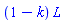 (1-k)*L