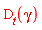 D[t](gamma)