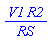 V1*R2/RS
