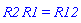 R2*R1 = R12