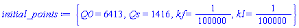 {Q0 = 6413, Qs = 1416, kf = 1/100000, kl = 1/100000}
